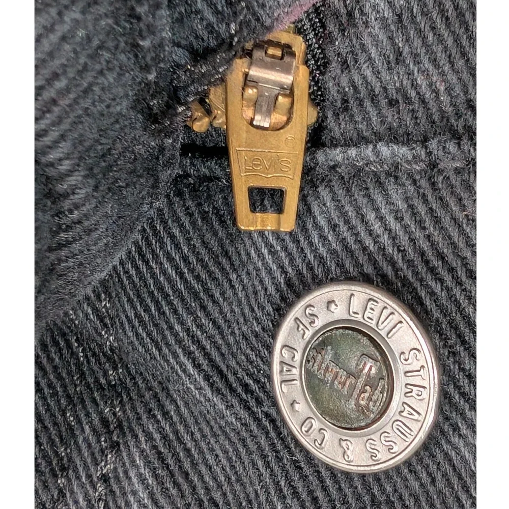 VTG Levi's SilverTab Loose‎ Black Jeans W30 L34 Y2K Baggy Skater Unisex USA made